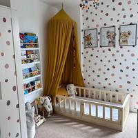 Lit de sol Montessori en bois de pin durable lit pour enfants personnalisable pour chambre à coucher directement de l'usine en vente