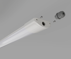 Luminaire LED Tri-proof IP65 à haut rendement lumineux, étanche à la vapeur, anti-poussière et anti-corrosion pour entrepôt et atelier - Product Image 1