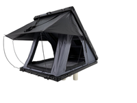 Tente de toit rigide triangulaire en aluminium pour 4x4, tout-terrain, quatre saisons, 2-3 personnes, imperméable, semi-automatique