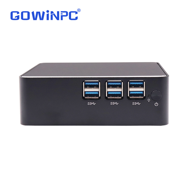 Intel Core i7 Mini PC 8th Generation i7-8550U Aluminum Alloy Chassis Small Form Factor PC Windows 10 Pro Business Desktop