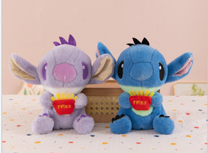 Peluche Artigianale Carino a Forma di Cuscino, Imbottitura in Cotone PP, Super Morbido, Lavabile, 20cm, <span class=keywords><strong>Lilo</strong></span> & Stitch, Regalo di Compleanno, Accessori - Product Image 5