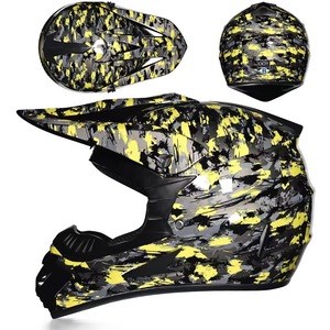 Casque <span class=keywords><strong>de</strong></span> vélo électrique pour hommes et femmes adultes Mountain Downhill ATV Casque complet pour enfants Karting Field Crossing - Product Image 2