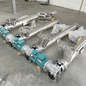 Tesheng ตัวป้อนสกรูสแตนเลสแบบปรับความเร็วได้, ลิฟท์เกลือเกรดอุตสาหกรรม1-1000 t/h ทนทานสำหรับ - Product Image 4