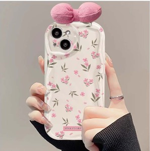 <span class=keywords><strong>Cover</strong></span> per Cellulare in TPU con Stampa di Fiori di Tulipano e Fiocco con Braccialetto di Perline per iPhone 6 7 8 X Xr XS 11 12 13 14 15 16 Pro Max - Product Image 3