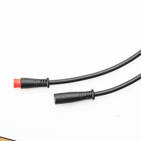 Cable a prueba de agua de baja potencia de 2 pines con conectores hembra y macho para motocicleta E-Bike Cable de bicicleta eléctrica