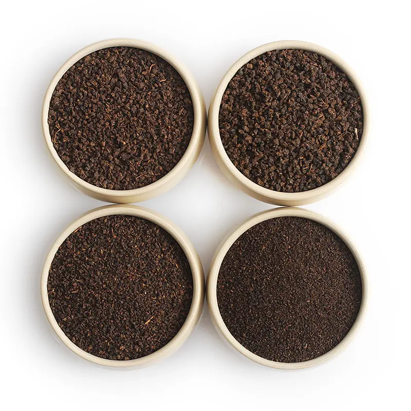 Zylan-Schwarztee-Pulver schwarzes zerbrochenes Teepulver