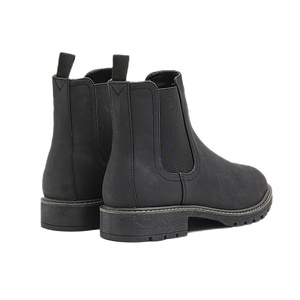 Stivali da <span class=keywords><strong>donna</strong></span> invernali alla caviglia Slip on in pelle marrone elegante di nuovo Design all'ingrosso - Product Image 6