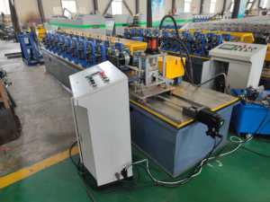 Máquina de quilla de marco de acero galvanizado de alta productividad Máquina formadora de rollos de ángulo de acero de perfil en V de metal - Product Image 2