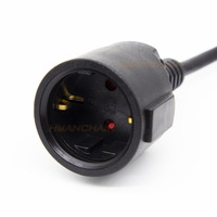 Câble d'extension en caoutchouc Longueur personnalisée avec prise de sécurité et prise de sécurité Y compris le capuchon de protection Câble d'extension 230V 16A