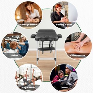 Meilleures tables de massage portables, <span class=keywords><strong>salon</strong></span> de beauté, spa facial, lit de massage pliable, lit pour extensions de cils, table de massage - Product Image 6
