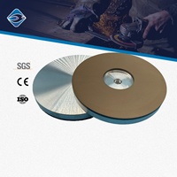 Disque de meulage diamanté XBM de haute qualité à liant résineux, grain 80, pour meuleuse d'angle, disque de 6 pouces, forme plate, pour polissage des métaux ferreux