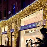 Wendadeco Cndecolight Fairy Light Fenêtre Led Rideau Guirlande Lumineuse pour Chambre Festival Décoration de Noël LED Lumières de Noël
