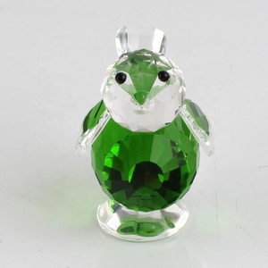 Cadeaux en cristal sculpture à la main animaux artisanat en cristal figurine d'oiseau pour la décoration - Product Image 2