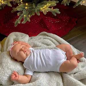 Poupées bébé réalistes en silicone Yeezwood de 19 pouces, corps entier, jouets pour filles, poupées bébé reborn pour filles - Product Image 4