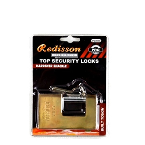 <span class=keywords><strong>Cadenas</strong></span> rectangulaire protégé poli or de haute qualité avec 5 clés d'ordinateur serrure de bloc de titane - Product Image 5