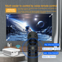 YDH-X1-T972 2025 Projecteur 8K en promotion 900 ANSI Lumens Système Android 120 Pouces Télécommande Vocale Mise au Point Automatique Projecteur Portable d'Intérieur