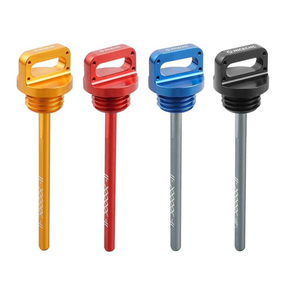 FXCNC Racing Aluminum Oil Dipstick Filler Cap - Fits Yamaha Raptor 700R, 660R, YFZ450, Banshee & More ATV Models