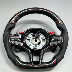 Volante Deportivo M de Carbono con LED y Calefacción Personalizado para <span class=keywords><strong>BMW</strong></span> G11 G12 G13 G15 G16 G30 G31 G32 F10 G38 G01 G06, Actualización de Antiguo a Nuevo - Product Image 5