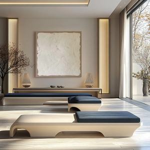 Peinture texturée contemporaine, art mural carré blanc abstrait minimaliste, décoration fantastique, art moderne sur toile pour la maison et la galerie - Product Image 3