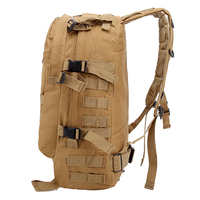 Sac à dos tactique 55L en polyester Oxford 900D haute densité, imperméable, avec système Molle pour la randonnée en extérieur