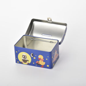 Caja de memoria decorativa para niños con cerradura y llave Caja del Tesoro para niños con cerradura Re 128X83X78 - Product Image 1