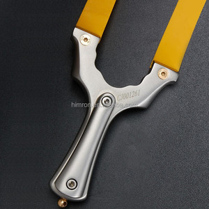 Súng cao su áp lực nhanh mạnh mẽ Súng cao su thép không gỉ săn bắn ngoài trời bắn Sling với dây cao su đàn hồi - Product Image 4