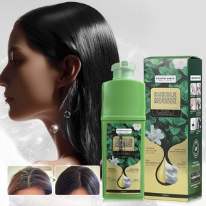 Tinte para el Cabello con Ingredientes Naturales, Color Negro Rápido, Champú a Base de Hierbas, Sin Amoníaco, No Alérgico, 20 Unidades, No se Pega a la Piel - Product Image 3