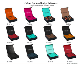 Scatola di Cioccolatini in Cartone Rigido Ecologico con Laminazione Opaca Soft Touch di Lusso, Artigianale, <span class=keywords><strong>per</strong></span> Alimenti, 9 Pezzi di Tartufi e Praline - Product Image 6