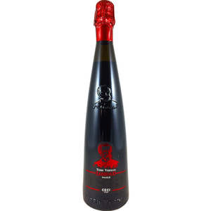 Vino Tinto Espumoso Italiano Ceci Emilia IGT Lambrusco Amabile con Sulfitos para Platos de Quesos y Frutas, Caja de 6 Botellas - Product Image 1