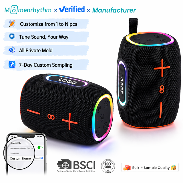 OEM Branding Waterproof Portable Speaker Box  Wireless TWS K19 With Clear Stereo Sound for Outdoor Indoor Party Use