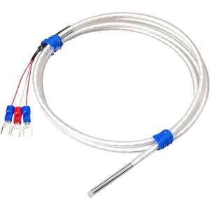 Teflon PT100 sensor RTD, K-type thermocouple <b>temperature</b> sensing wire <b>probe</b>, waterproof, corrosion-resistant, acid and alkali - Product Image 2