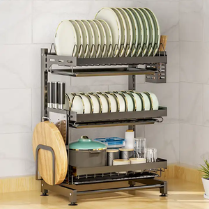 Estantes de cocina de estilo moderno para colgar platos de 3 capas - Product Image 1