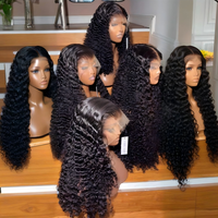 Burmesische Pixie Lockenperücke aus Echthaar, 13x4 HD Lace Frontal, kleberlos, vorgezupft, Pixie Cut Perücke für schwarze Frauen, Großhandel
