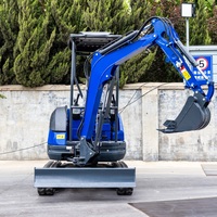 Mini Excavadora a Precio Económico, con Certificación CE y EPA, Excavadora de Orugas de 1.5T, 2T, 2.5T, Precio de Distribuidor