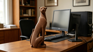 Floccaggio leopardo resina arte giocattolo animale decorazione della casa camminare seduta pantera floccaggio statua di leopardo di grandi dimensioni - Product Image 3