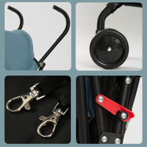 थोक सस्ती कीमत पालतू कुत्ते स्टलर प्राम 20 किलो हल्के कुत्ते फोल्डिंग स्टलर 1 यूनिट चीन की बिक्री - Product Image 4