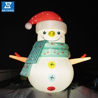 Bonhomme de neige géant gonflable sculpture bonhomme de neige publicité Bonhomme de neige gonflable personnage Noël Décoration d'hiver