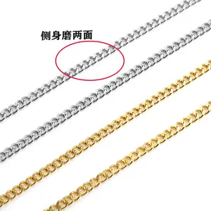 Spoel Roll Voor Meter Ketting Mode Sieraden Bodykettingen Roestvrij Staal Zilver Gouden Meter Kettingen Voor Sieraden Maken