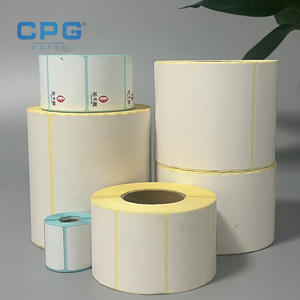 Papier pour imprimante d'étiquettes thermiques en gros du fabricant, 4x6, résistant à l'huile, revêtement imperméable, impression d'étiquettes d'expédition thermiques, impression de codes-barres - Product Image 1