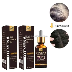 Fórmula orgânica rápida Fortalecimento do óleo de alecrim crescimento do cabelo mamona para todos os tipos de cabelo