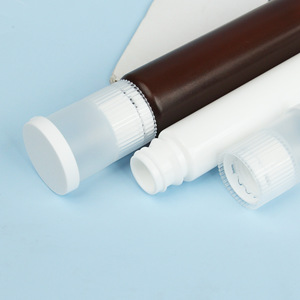 Flacone in Plastica PET Ambrato a Doppio Contenitore per Liquidi Orali, Grado Alimentare, con Tappo Antimanomissione per Medicinali Liquidi - Product Image 2