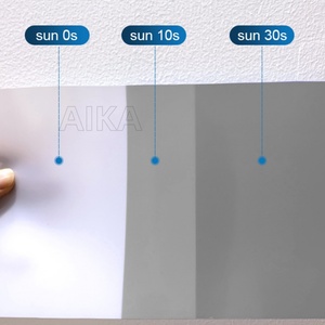 <span class=keywords><strong>Noir</strong></span> violet photochromique TPU PPF 0.3*15m phare Film de protection lumière intelligente Transparent voiture autocollants réparation rayures - Product Image 5