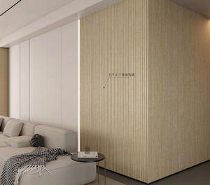 Panel de Fibra de Bambú Nano WPC para Interiores, Revestimiento Impermeable, Panel de Pared con Revestimiento de PVC, Paneles de Listones para Interiores - Product Image 2