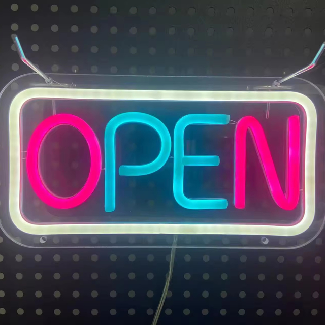 Wholesale OPEN Neon Sign for Coffee Shop Decoration No Moq Custom Neon Light for Indoor Use Led Open Sign Display