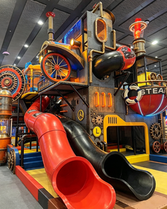 Équipement de terrain de jeux intérieur personnalisé pour enfants : Toboggan, parc de trampolines, château gonflable et aire de jeux souple pour centres commerciaux et maternelles - Product Image 1