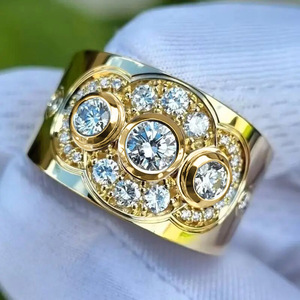 Anello Vintage Stile Corte Rotondo per Donne, Elegante Gioiello da Dito alla Moda - Product Image 5