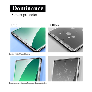 ฟิล์มกันรอยหน้าจอโทรศัพท์มือถือแบบเต็มจอ 2.5D/3D  ชนิด TPU ไฮโดรเจล ซ่อมแซมตัวเองได้  ความใสสูง สำหรับ <span class=keywords><strong>iPhone</strong></span> 17 <span class=keywords><strong>Pro</strong></span> Max - Product Image 3