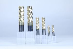 Fresa de 4 lados con revestimiento NACo de acero inoxidable de 68 grados, herramienta de fabricación de precisión, ODM OEM - Product Image 2