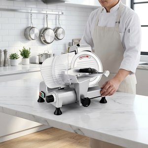 Rebanadora de Carne Multifuncional Semiautomática y Automática de 220V, Nueva, Comercial, con Grosor Ajustable y Alta Eficiencia - Product Image 2