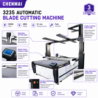 Machine de découpe à couteau vibrant à grande vision Shandong Chenmai 3235 pour la découpe de housses de canapé et de cuir de meubles